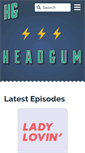 Mobile Screenshot of headgum.com